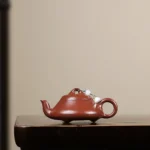 小煤窯朱泥漢棠石瓢壺 120CC