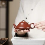 小煤窯朱泥漢棠石瓢壺 120CC：圖片 3