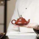 小煤窯朱泥漢棠石瓢壺 120CC：圖片 4