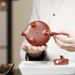 小煤窯朱泥漢棠石瓢壺 120CC：圖片 6