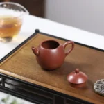 宜興紫砂壺小品朱泥龍蛋壺100CC：圖片 3